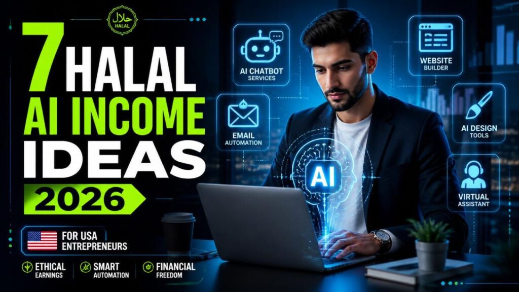 7 halal ways to make money with AI in 2026 for beginners in the USA